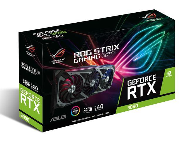 ASUS ROG Strix GeForce RTX 3090 Video Card ROG-STRIX-RTX3090-O24G 