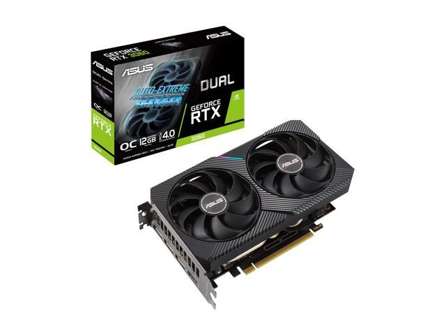 ASUS DUAL GeForce RTX 3060 OC Edition Gaming Graphics Card