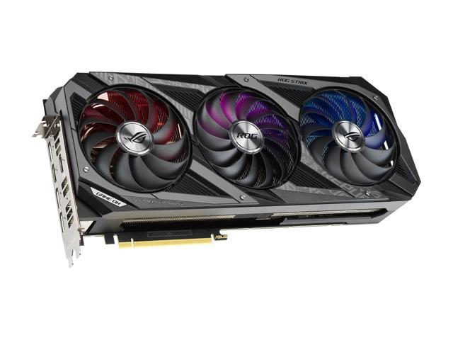 ASUS ROG Strix NVIDIA GeForce RTX 3060 Ti V2 OCエディション ゲーミンググラフィックスカード (PCIe  4.0 8GB GDDR6 LHR HDMI 2.1 DisplayPort 1.4a Axial-tec