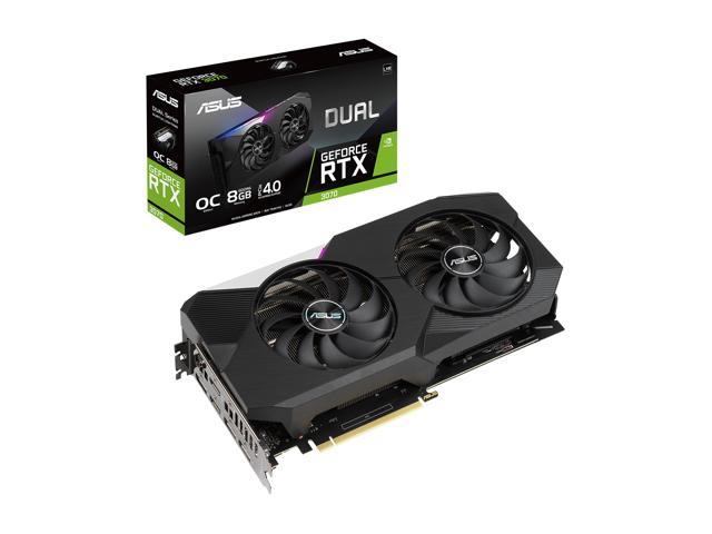 ASUS Dual NVIDIA GeForce RTX 3070 V2 OC Edition Gaming Graphics