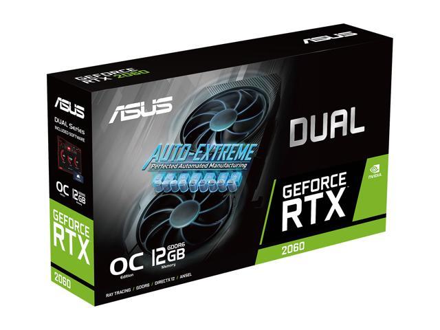 ASUS Dual GeForce RTX 2060 EVO OC Edition Graphics Card (PCIe 3.0