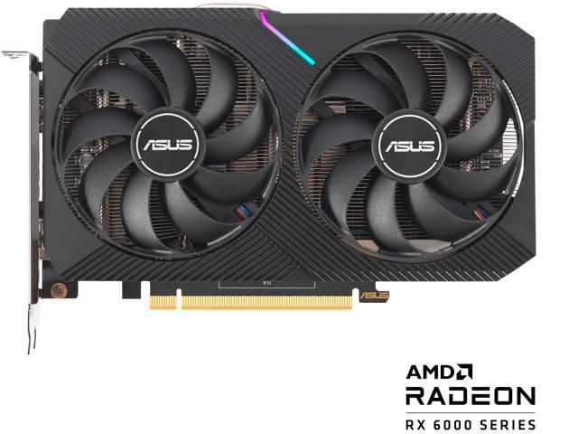 ASUS Dual AMD Radeon RX 6500 XT OC Edition 4GB GDDR6 Gaming Graphics Card  (AMD RDNA 2, PCIe 4.0, 4GB GDDR6 Memory, HDMI 2.1, DisplayPort 1.4a, 