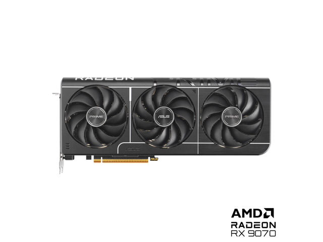 [GPU] ASUS PRIME Radeon RX 9070 16GB RDNA 4 Graphics Card PRIME-RX9070-O16G sold and shipped by Newegg - $659.99 + $12.99 shipping