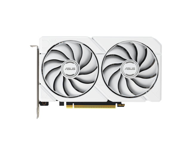 ASUS DUAL-RX9060XT-16G-WHITE Dual Radeon RX 9060 XT Graphics Card