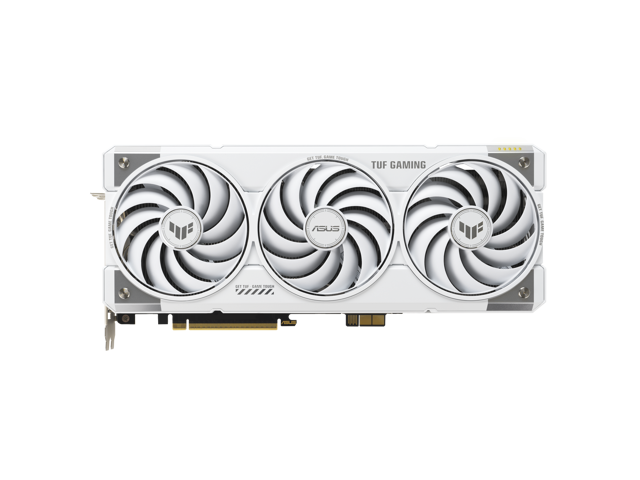 ASUS TUF Gaming BTF White Edition with Detachable GC-HPWR Adapter GeForce RTX 5070 Ti 16GB GDDR7 PCI Express 5.0 x16 ATX Graphics Cards TUF-RTX5070TI-O16G-BTF-WHITE