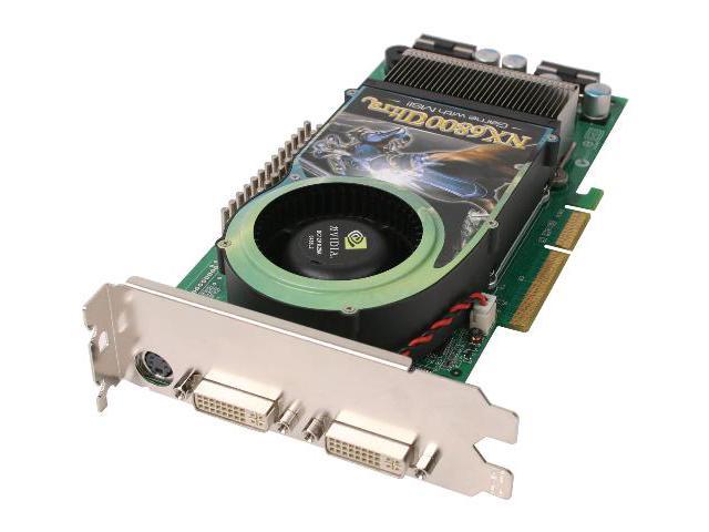 MSI GeForce 6800Ultra 256MB GDDR3 AGP 4X/8X Video Card NX6800U-T2D256