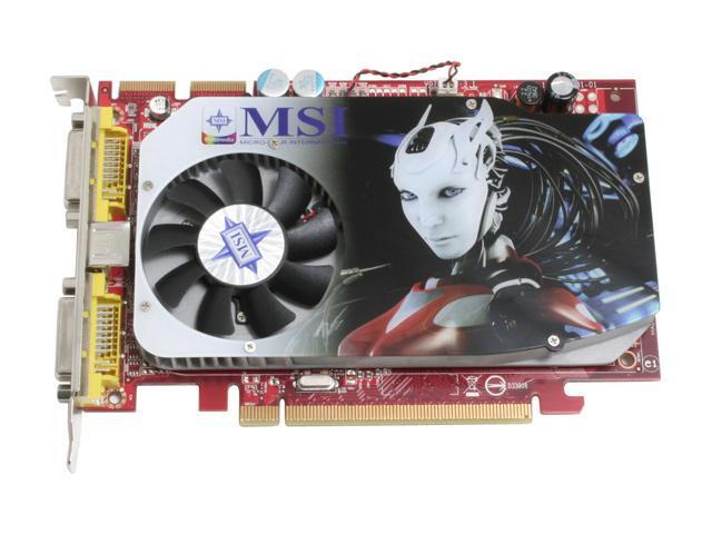 MSI Radeon X1650XT Video Card RX1650XT-T2D256E - Newegg.com