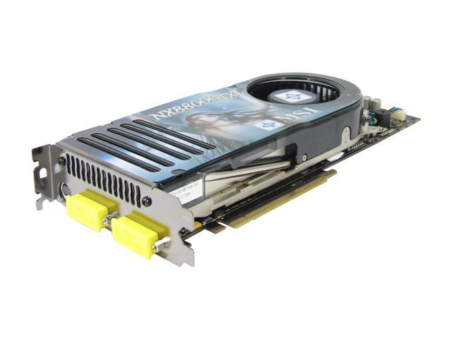MSI GeForce 8800 GTX 768MB GDDR3 PCI Express x16 SLI Support Video Card NX8800GTX-T2D768E-HD OC