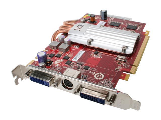 MSI RX2600XT-T2D512EZ Radeon HD 2600XT 512MB 128-bit GDDR3 PCI Express x16 HDCP Ready CrossFire Supported Silent Heat Pipe Video Card