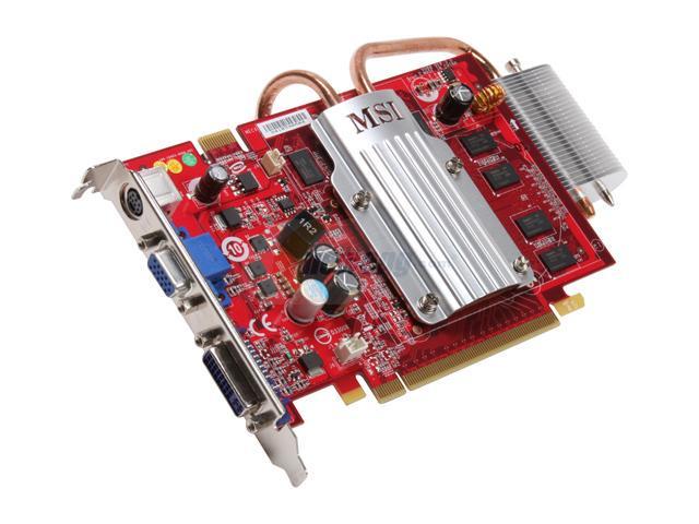 MSI GeForce 8600 GT 1GB GDDR2 PCI Express x16 SLI Support Video Card NX8600GT-TD1GEZ