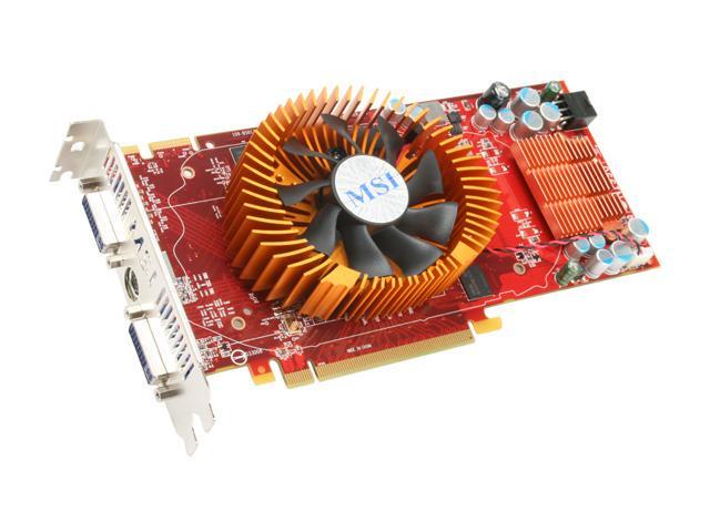 MSI Radeon HD 4850 512MB GDDR3 PCI Express 2.0 x16 CrossFireX Support Video Card R4850-T2D512