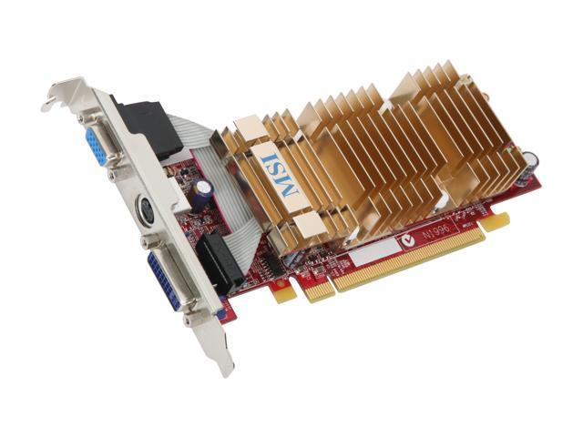 MSI Radeon HD 3450 512MB GDDR2 PCI Express 2.0 x16 CrossFireX Support Video Card R3450-TD512H