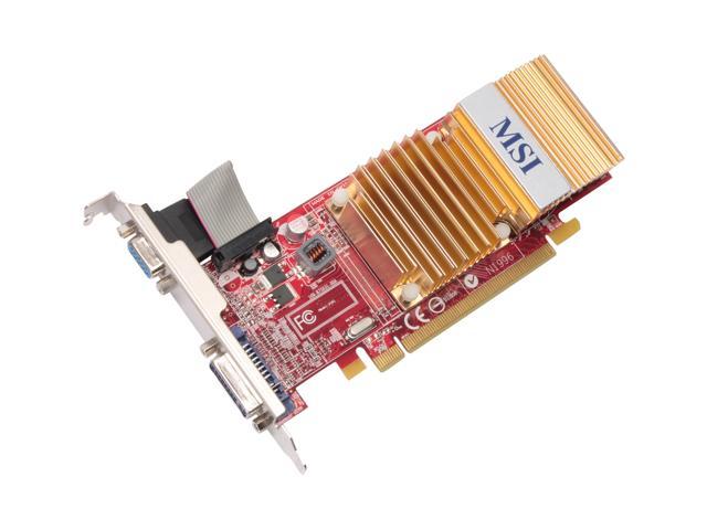 MSI Radeon HD 4350 512MB GDDR2 PCI Express 2.0 x16 Video Card R4350-D512H