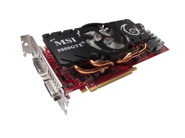 MSI GeForce 9800 GTX+ 512MB GDDR3 PCI Express 2.0 x16 SLI Support Video Card N9800GTX Plus-512M OC