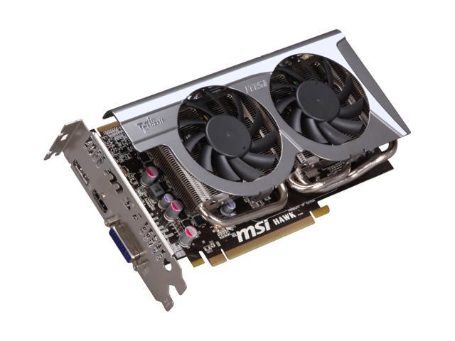 MSI Radeon HD 5770 1GB GDDR5 PCI Express 2.1 x16 CrossFireX Support Video Card R5770 Hawk