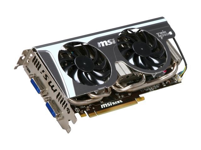 MSI GeForce GTX 460 (Fermi) 1GB GDDR5 PCI Express 2.0 x16 SLI Support Video Card N460GTX Hawk Talon Attack