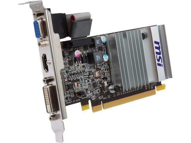 MSI Radeon HD 5450 Video Card R5450-MD1GD3H/LP - Newegg.com