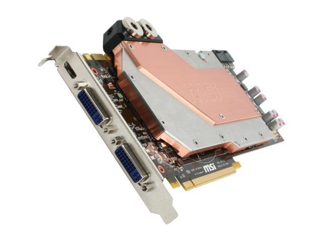 MSI GeForce GTX 580 (Fermi) 1536MB GDDR5 PCI Express 2.0 x16 SLI Support Video Card N580GTX HydroGen/OC