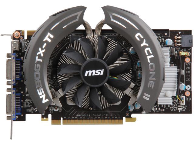 MSI GeForce GTX 550 Ti (Fermi) Video Card N550GTX-Ti Cyclone OC