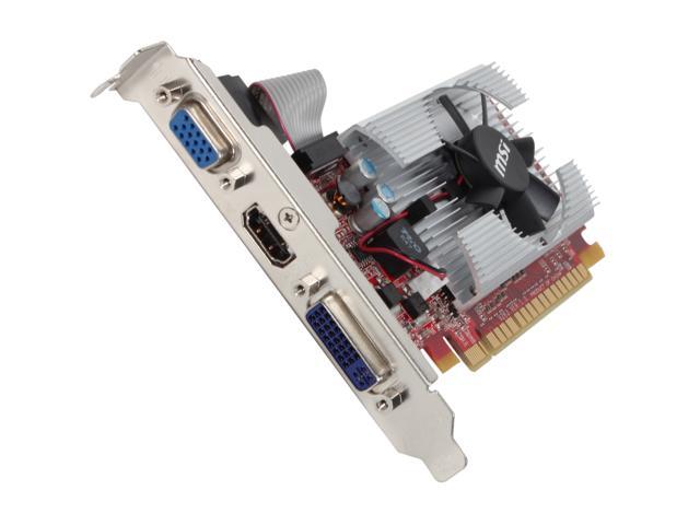 MSI GeForce GT 520 (Fermi) 2GB DDR3 PCI Express 2.0 x16 Low Profile Ready Video Card N520GT-MD2GD3/LP