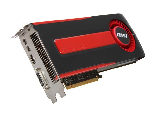 MSI Radeon HD 7970 3GB GDDR5 PCI Express 3.0 x16 CrossFireX Support Video Card R7970-2PMD3GD5