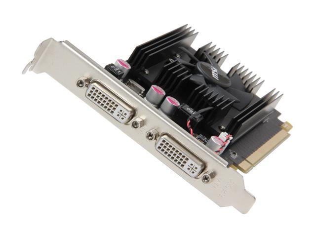 MSI GeForce 210 512MB GDDR2 PCI Express 2.0 x16 Video Card N210-512D2