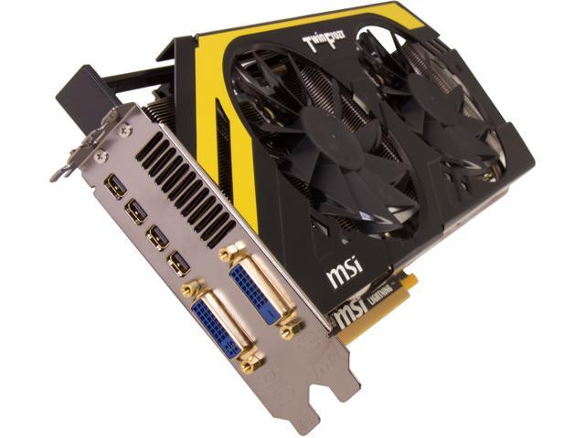 MSI Radeon HD 7970 GHz Edition 3GB GDDR5 PCI Express 3.0 x16 CrossFireX Support Video Card R7970 LIGHTNING BE