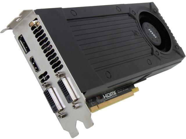 MSI N760-2GD5/OC G-SYNC Support GeForce GTX 760 2GB 256-Bit GDDR5 PCI Express 3.0 SLI Support Video Card