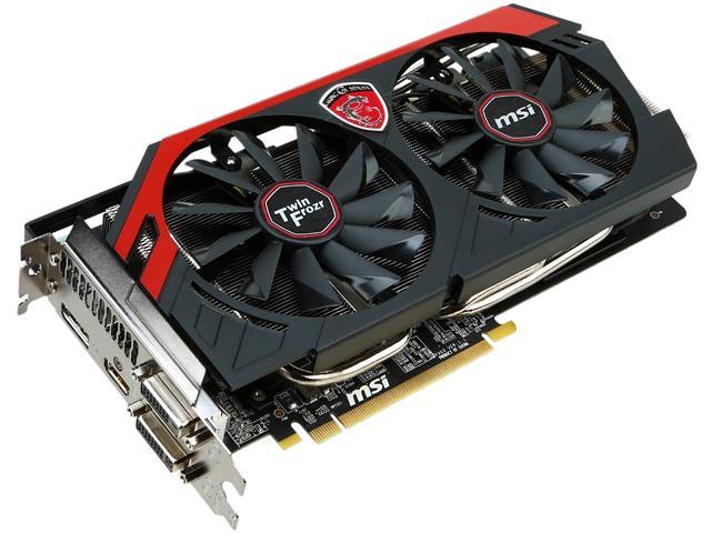 MSI Radeon R9 270X 2GB GDDR5 PCI Express 3.0 x16 CrossFireX Support Video Card R9 270X GAMING 2G