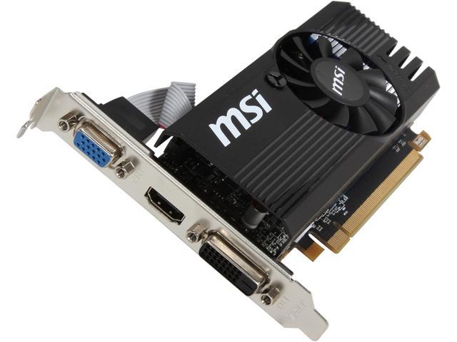 MSI Radeon R7 240 2GB DDR3 PCI Express 3.0 x16 Low Profile Video Card R7 240 2GD3 LP