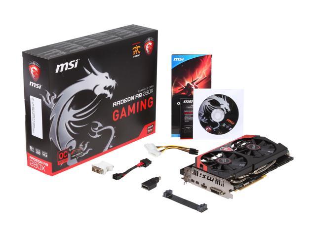 Msi Radeon R9 280x Video Card R9 280x Gaming 6g