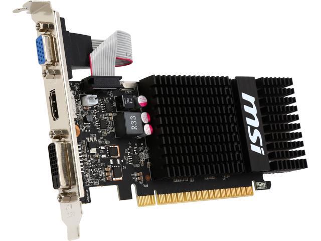 N720-2GD5HLP MSI GeForce GT 720 2GB 128-Bit GDDR5 PCI-Express D-SUB DV