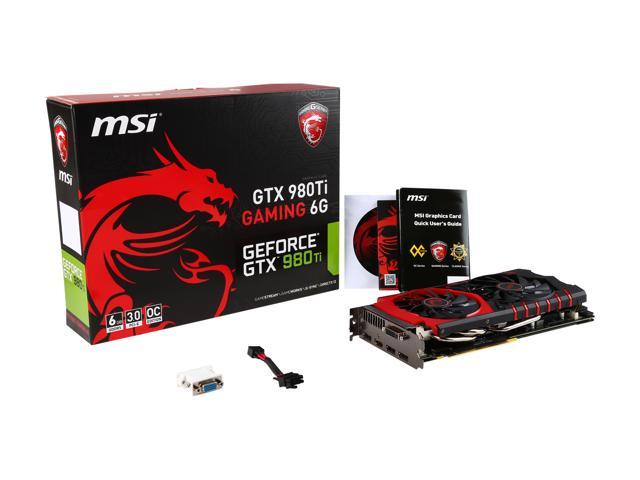 MSI GeForce GTX 980 Ti GAMING 6G - Newegg.ca