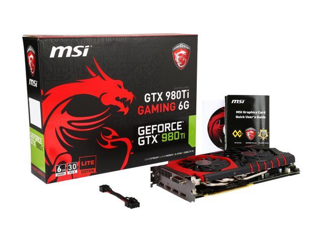 MSI GeForce GTX 980TI GAMING 6G LE