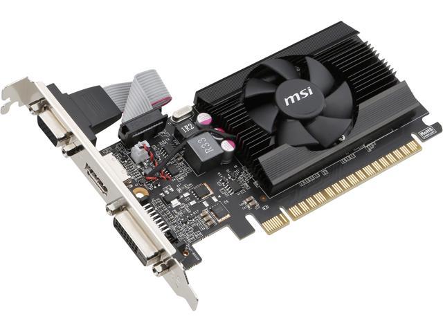 MSI GeForce GT 710 Video Card GT 710 2GD3 LP - Newegg.com