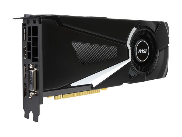 MSI GeForce GTX 1080 8GB GDDR5X PCI Express 3.0 x16 SLI Support