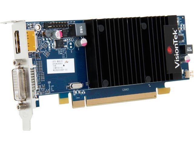 VisionTek Radeon 5450 SFF 1GB DDR3 (DVI-I, DP, VGA) Graphics Card - 900320