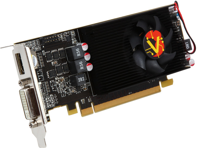 Visiontek Radeon R7 250 SFF 1GB GDDR5 (DVI-D, HDMI, VGA*), 900702 ...