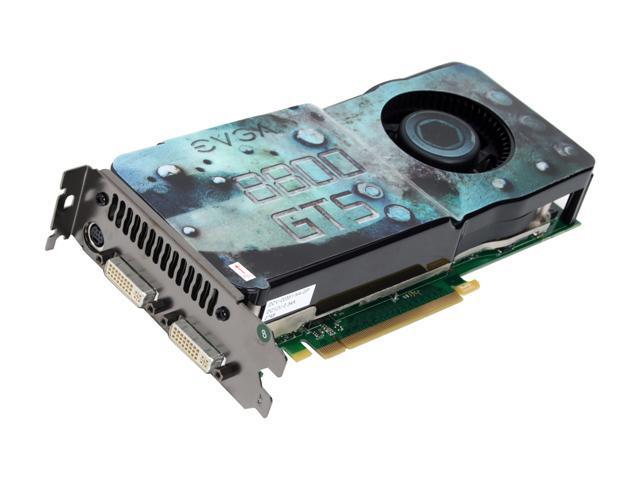EVGA GeForce 8800GTS (G92) 512MB GDDR3 PCI Express 2.0 x16 SLI Support Video Card 512-P3-N841-A3