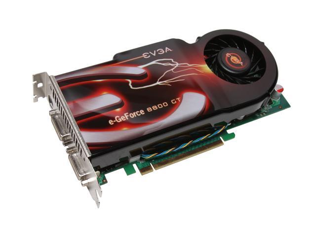 EVGA GeForce 8800 GT 512MB GDDR3 PCI Express 2.0 x16 SLI Support Video Card 512-P3-N800-TR
