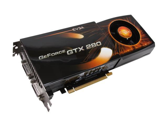 EVGA GeForce GTX 280 1GB GDDR3 PCI Express 2.0 x16 SLI Support Video Card 01G-P3-1280-AR