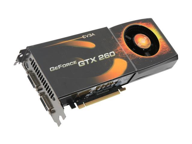 EVGA 896-P3-1262-AR GeForce GTX 260 Superclocked Edition 896MB 448-bit GDDR3 PCI Express 2.0 x16 HDCP Ready SLI Supported Video Card