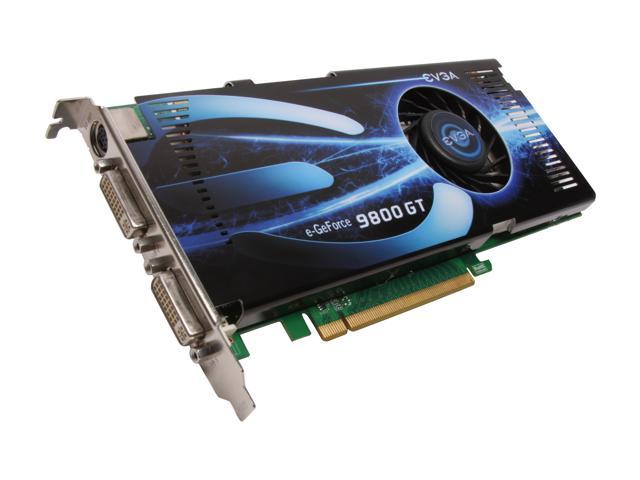 EVGA GeForce 9800 GT 512MB GDDR3 PCI Express 2.0 x16 SLI Support Video Card 512-P3-N975-AR
