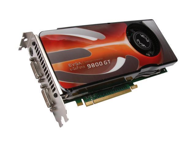 EVGA GeForce 9800 GT 1GB GDDR3 PCI Express 2.0 x16 SLI Support Video Card 01G-P3-N983-AR