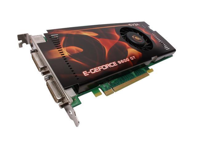EVGA GeForce 9600 GT 512MB GDDR3 PCI Express 2.0 x16 SLI Support Video Card 512-P3-N861-TR