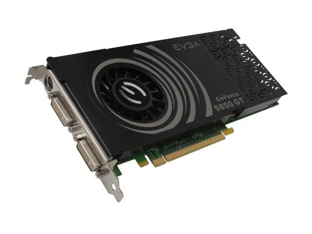 EVGA GeForce 9800 GT 512MB GDDR3 PCI Express 2.0 x16 SLI Support Video Card 512-P3-N973-TR