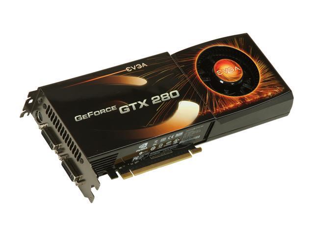 EVGA GeForce GTX 280 1GB GDDR3 PCI Express 2.0 x16 SLI Support Video Card 01G-P3-1280-TR