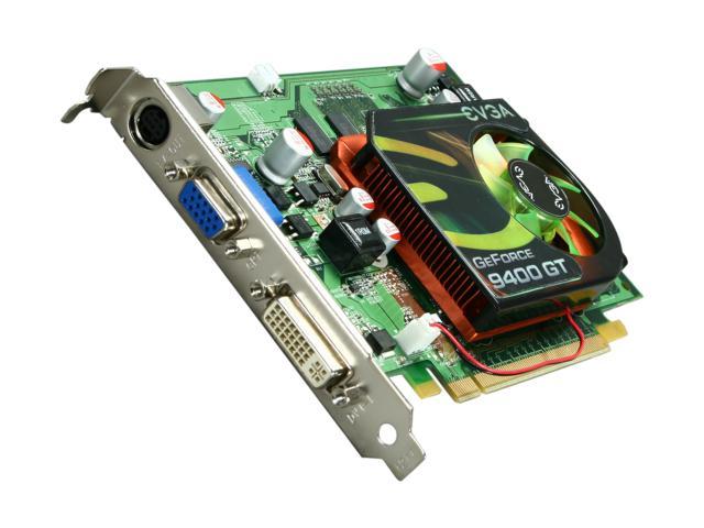 EVGA GeForce 9400 GT 1GB DDR2 PCI Express 2.0 x16 Video Card 01G-P3-N943-LR