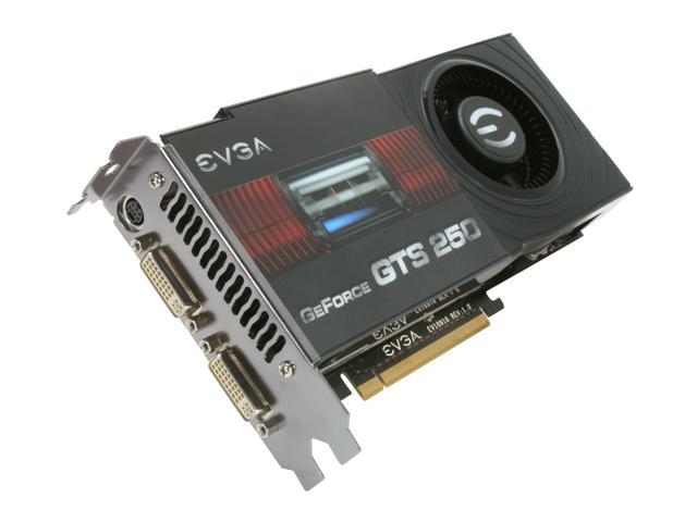 EVGA GeForce GTS 250 512MB DDR3 PCI Express 2.0 x16 SLI Support Video Card 512-P3-1153-TR