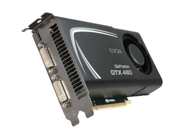 EVGA GeForce GTX 460 (Fermi) 1GB GDDR5 PCI Express 2.0 x16 SLI Support Video Card 01G-P3-1371-TR
